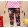 Pantaloni cu motiv floral