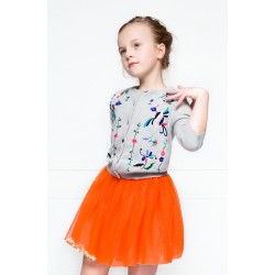 Bluza din bumbac pentru fetite