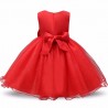 Rochie pentru fete, din tulle, 9 ani, rosie