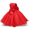 Rochie pentru fete, din tulle, 9 ani, rosie